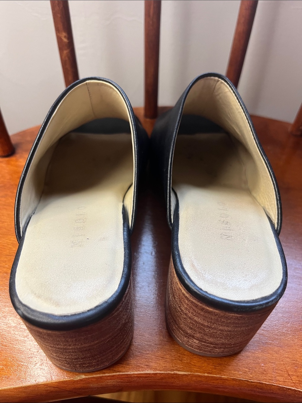 Nisolo Paloma Open Toe Mule Black Leather Sandals Women’s Size 7 - Picture 5 of 11